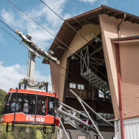 Talstation der Luftseilbahn Wasserauen-Ebenalp, September 2022