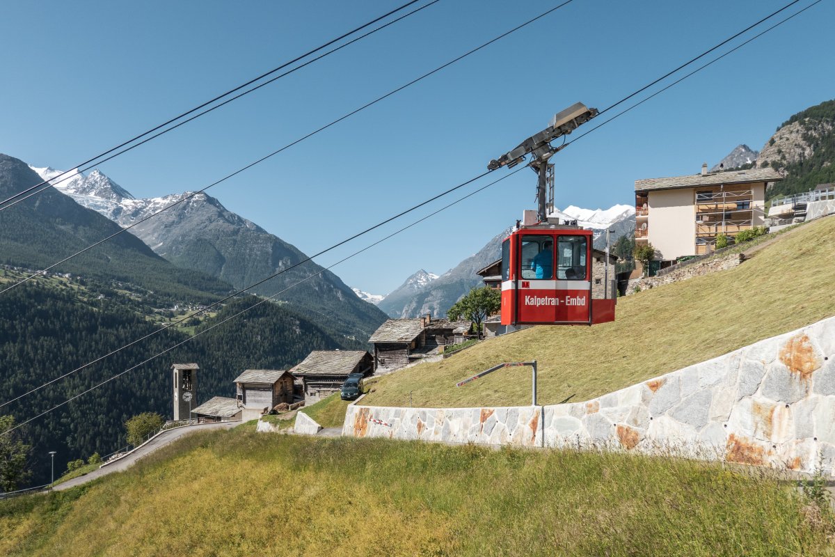 Luftseilbahn Kalpetran-Embd