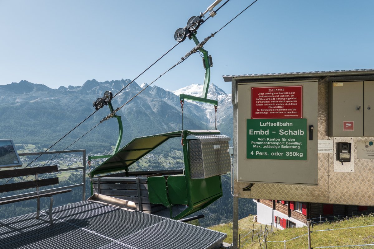 Luftseilbahn Embd-Schalb
