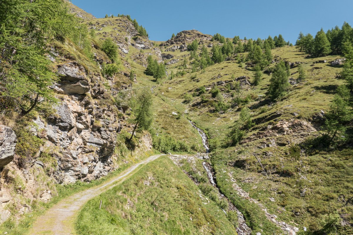 Wanderweg zur Moosalp