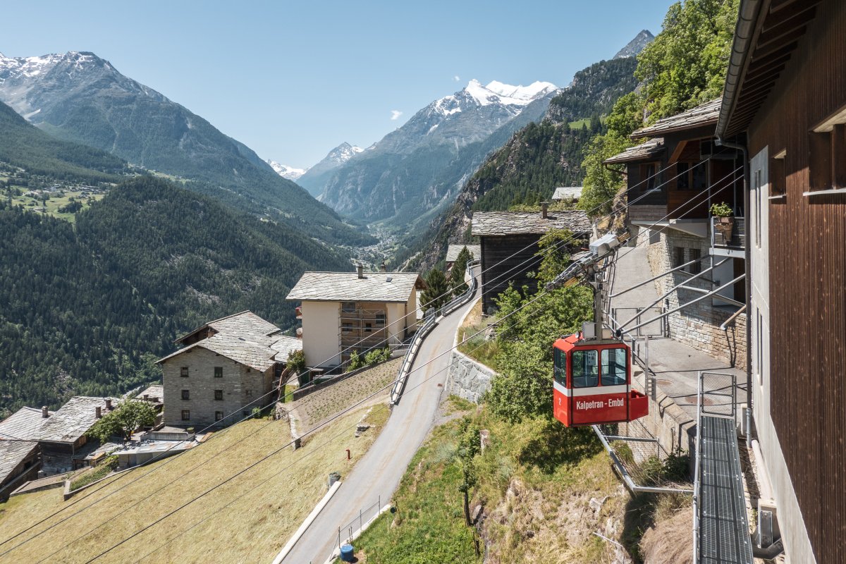 Luftseilbahn Kalpetran-Embd