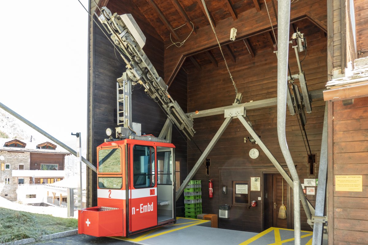 Luftseilbahn Kalpetran-Embd, Juni 2022