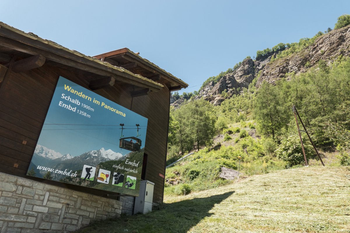 Luftseilbahn Kalpetran-Embd, Juni 2022