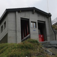 Bergstation des Schrägaufzugs La Gueulaz-Emosson, August 2011