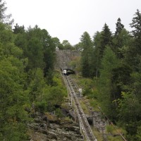 Standseilbahn Le Châtelard-Château-d'Eau von Von Roll, August 2011