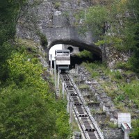 Standseilbahn Le Châtelard-Château-d'Eau, August 2011