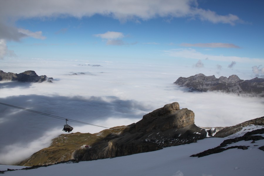 Sesselbahn Rotstöckli-Kleintitlis, September 2012