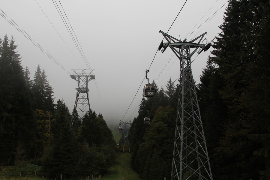 Luftseilbahn und Kabinenbahn Gerschnialp-Trübsee, September 2012