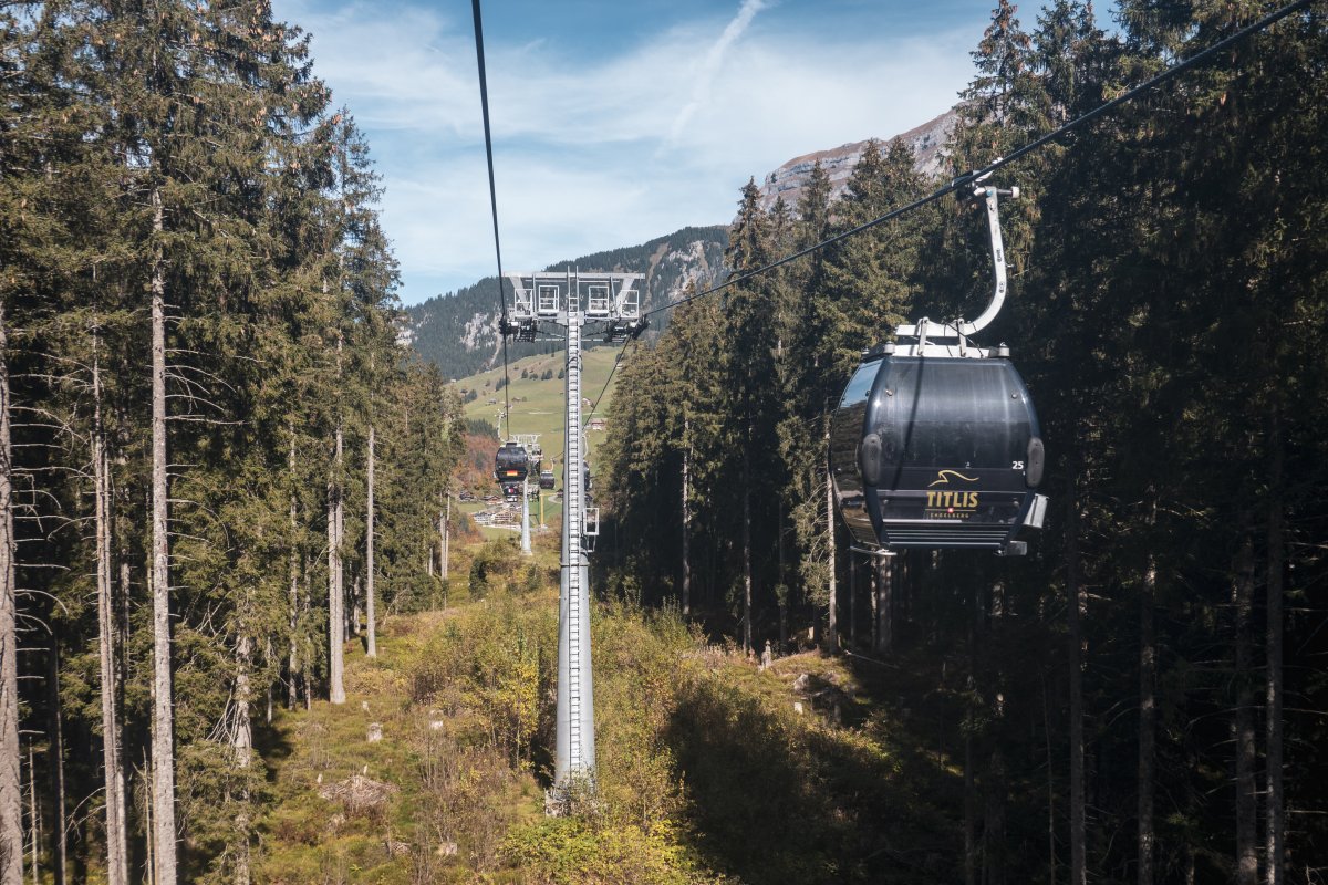 Kabinenbahn Engelberg-Trübsee, Oktober 2022