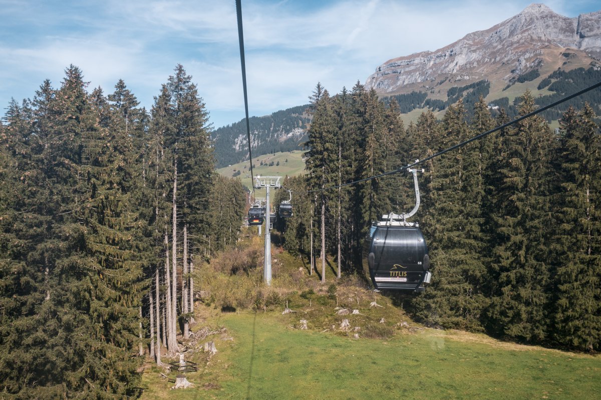 Kabinenbahn Engelberg-Trübsee, Oktober 2022