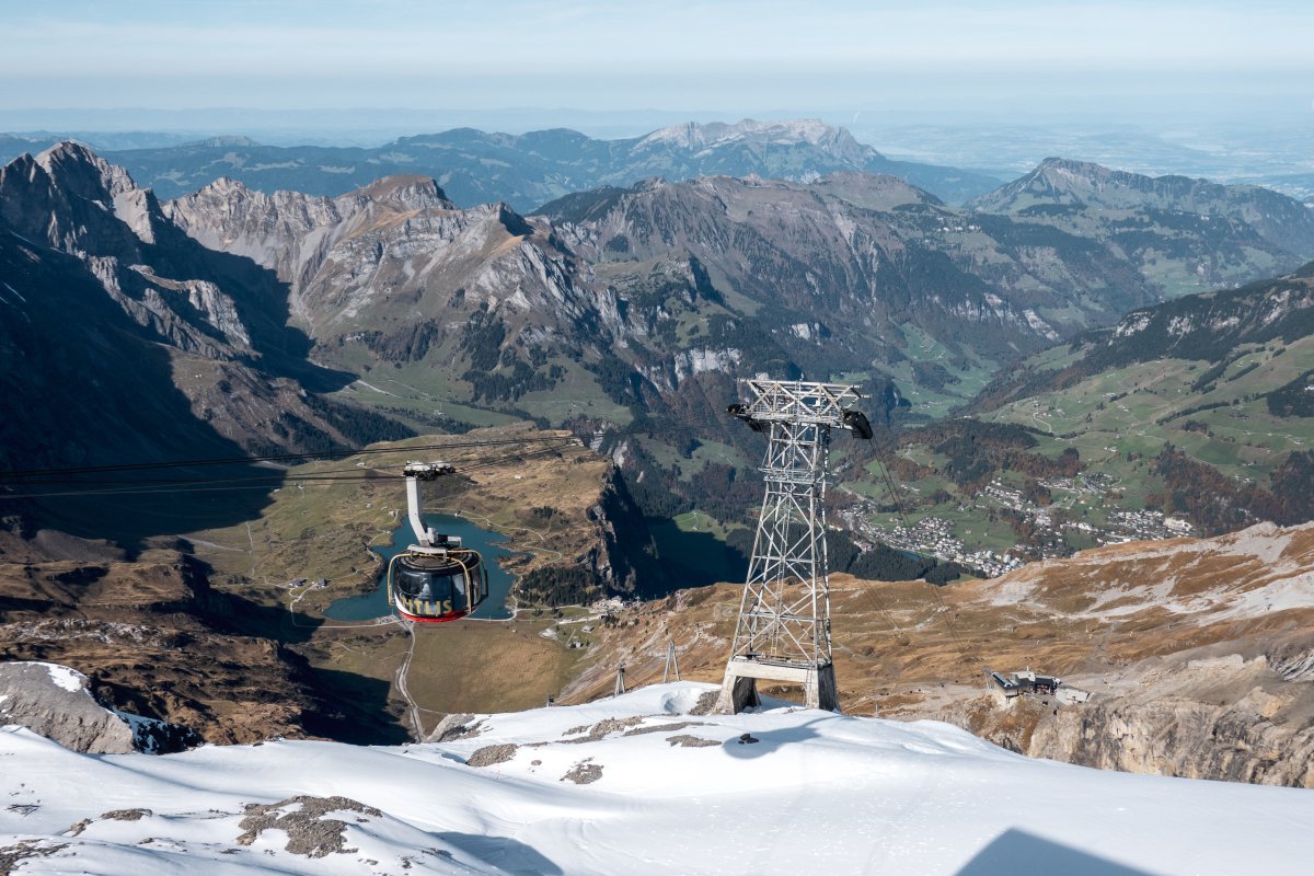 Titlis Rotair im Herbst