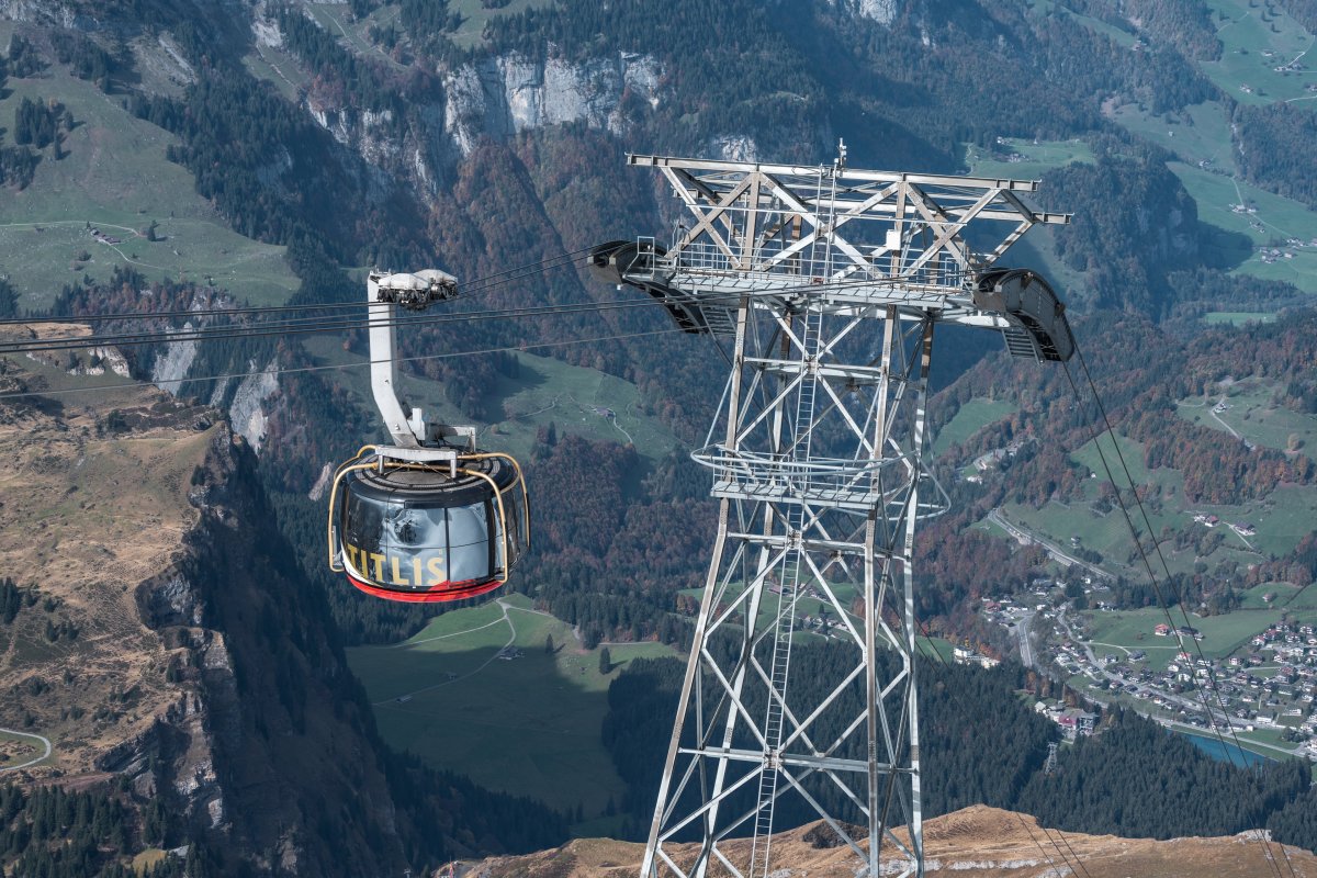 Luftseilbahn Stand-Kleintitlis, Oktober 2022