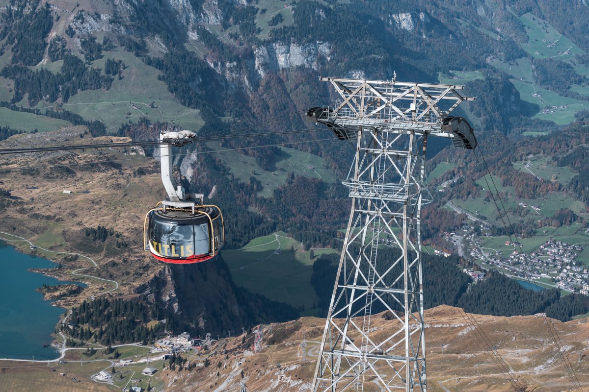 Luftseilbahn Stand-Kleintitlis, Oktober 2022