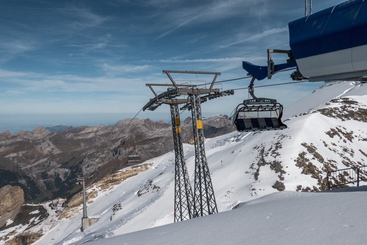 Sesselbahn Rotstöckli-Kleintitlis, Oktober 2022