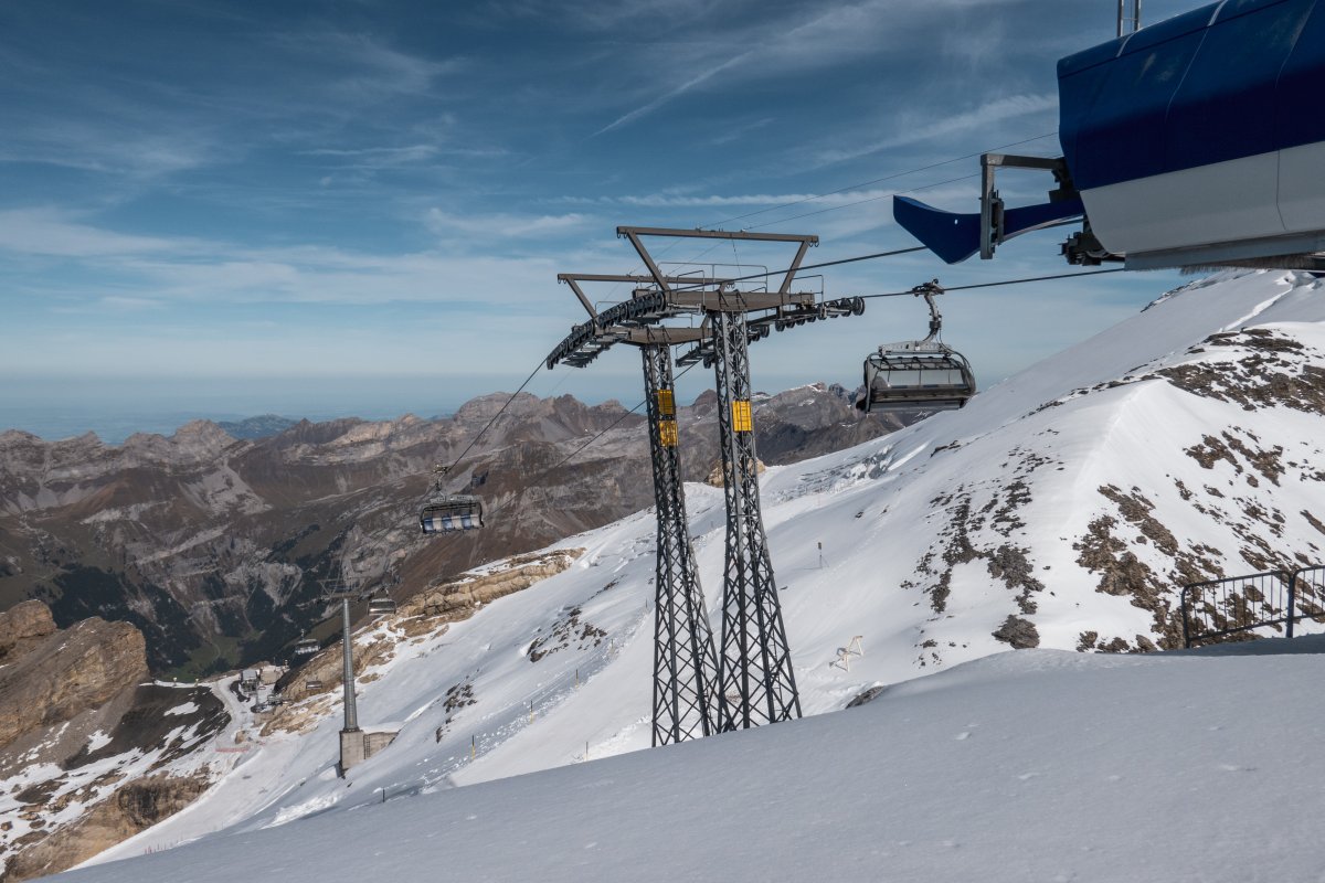 Sesselbahn Rotstöckli-Kleintitlis, Oktober 2022