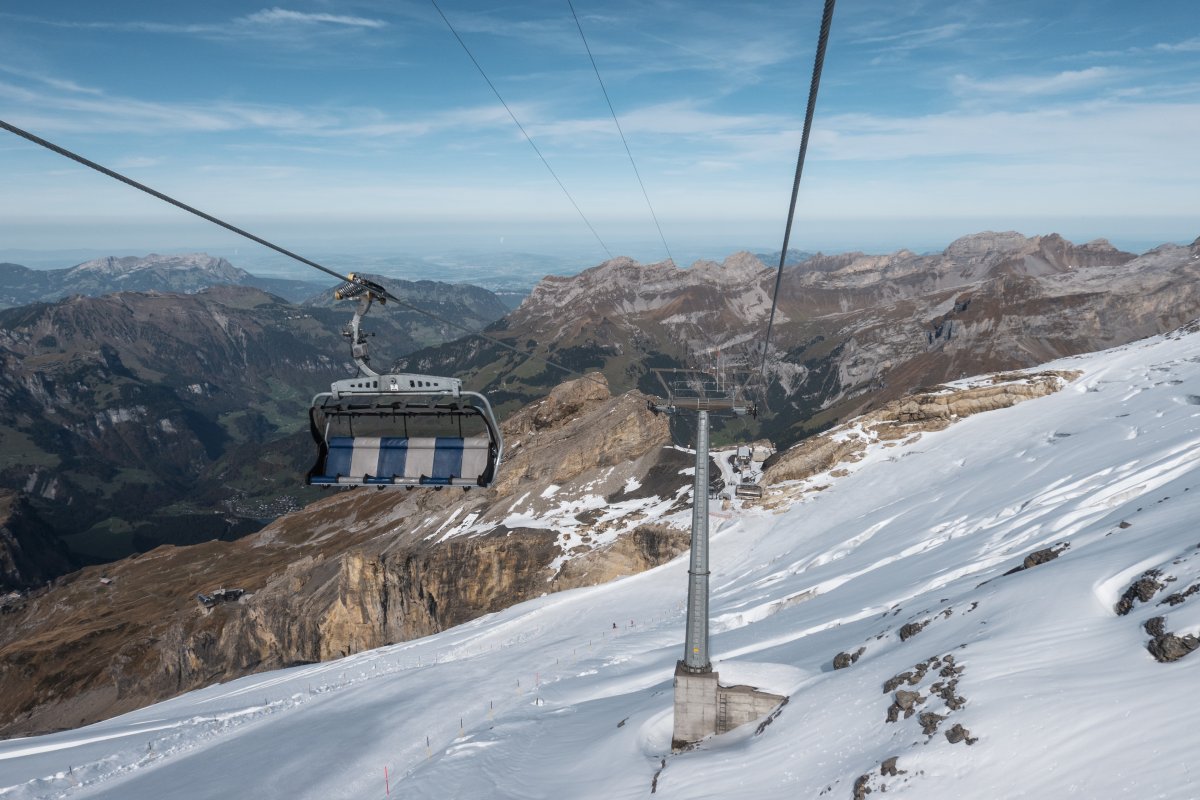 Sesselbahn Rotstöckli-Kleintitlis, Oktober 2022