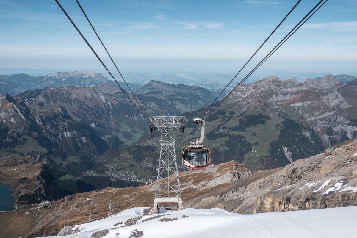 Luftseilbahn Stand-Kleintitlis, Oktober 2022