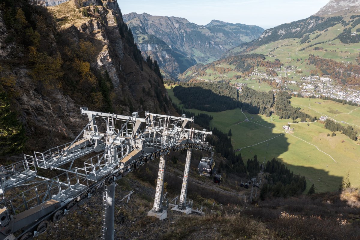 Kabinenbahn Engelberg-Trübsee, Oktober 2022