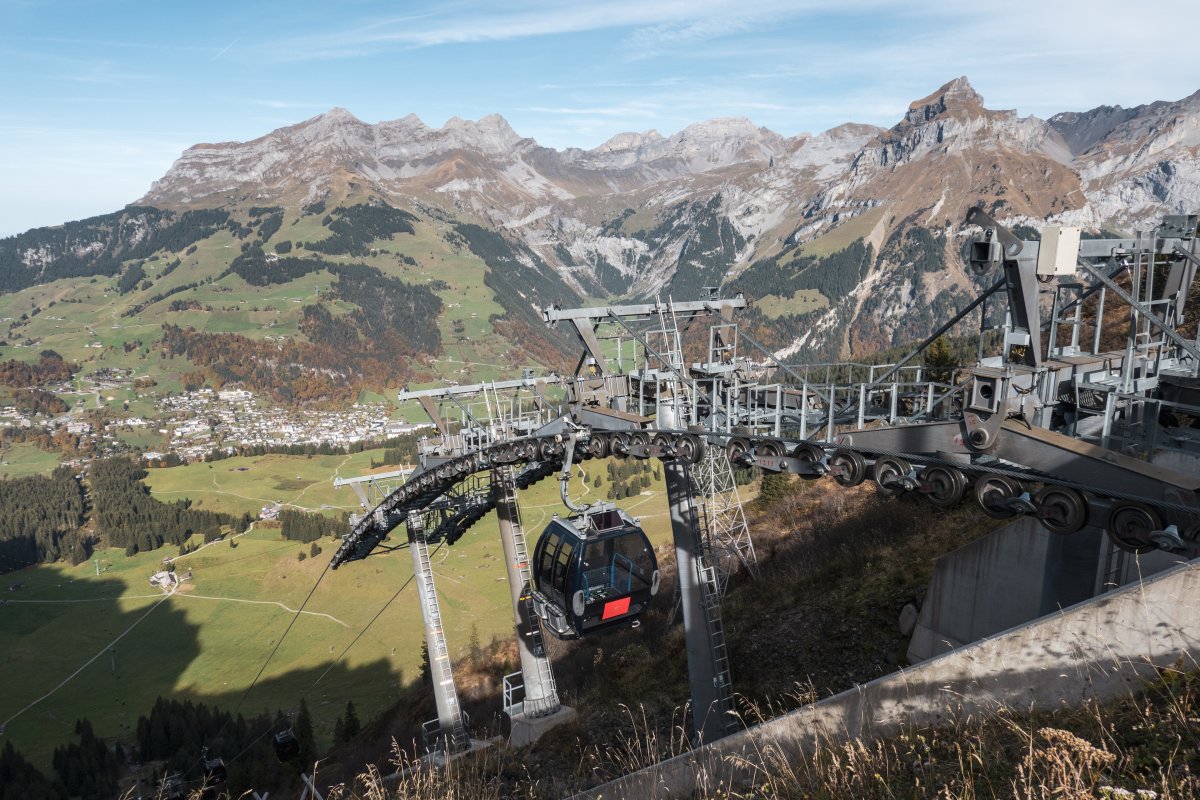 Kabinenbahn Engelberg-Trübsee, Oktober 2022