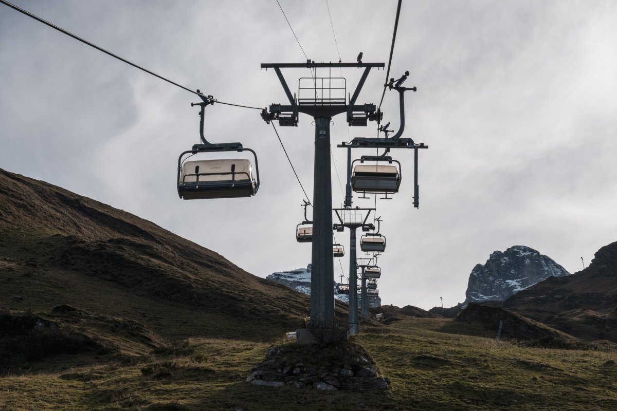 Sesselbahn Trübsee-Jochpass, Oktober 2022