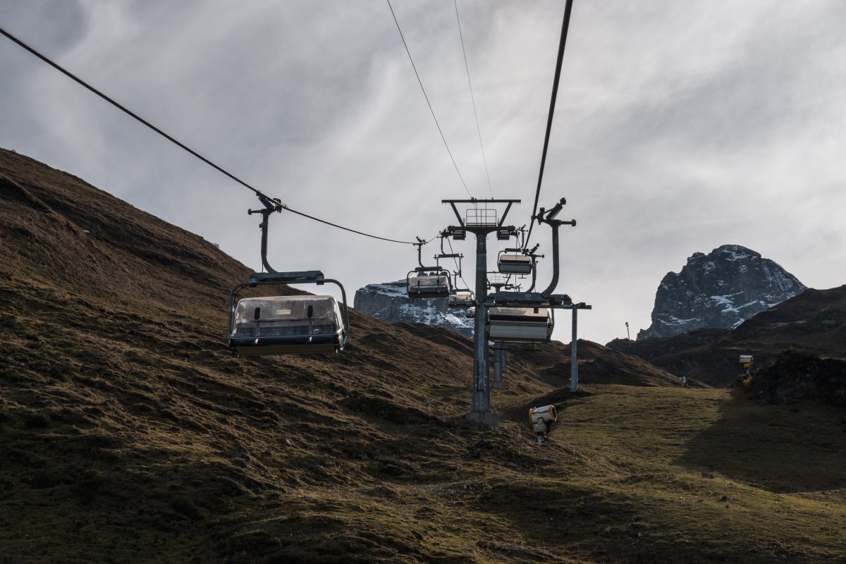 Sesselbahn Trübsee-Jochpass, Oktober 2022