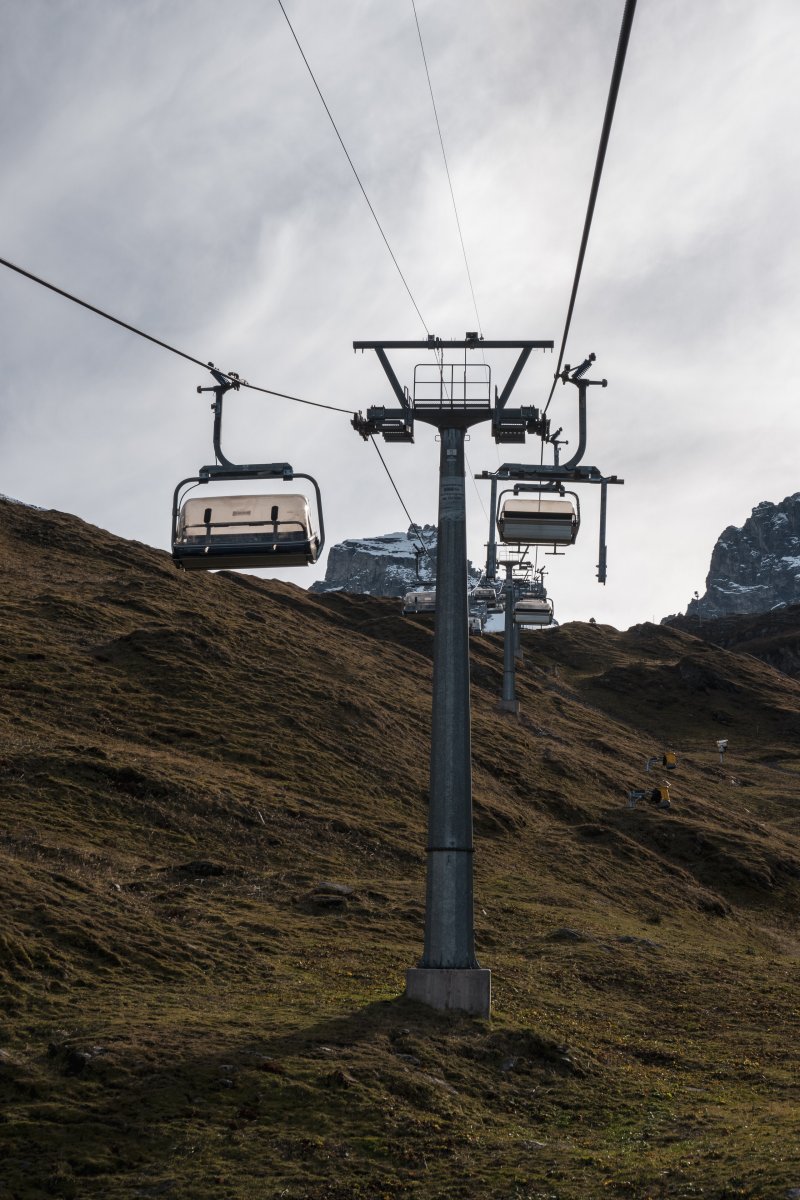 Sesselbahn Trübsee-Jochpass, Oktober 2022
