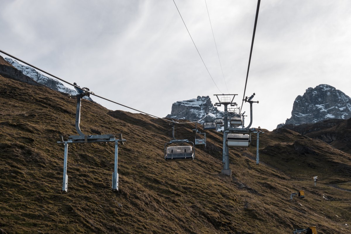 Sesselbahn Trübsee-Jochpass, Oktober 2022
