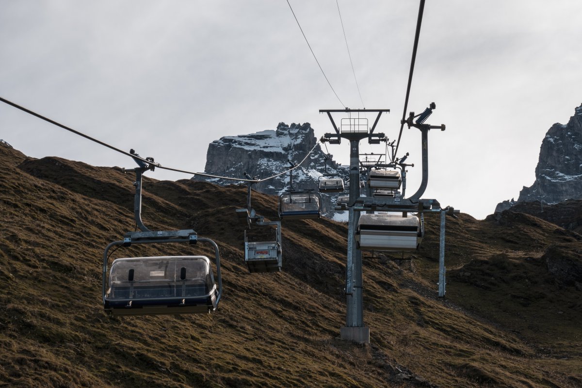 Sesselbahn Trübsee-Jochpass, Oktober 2022