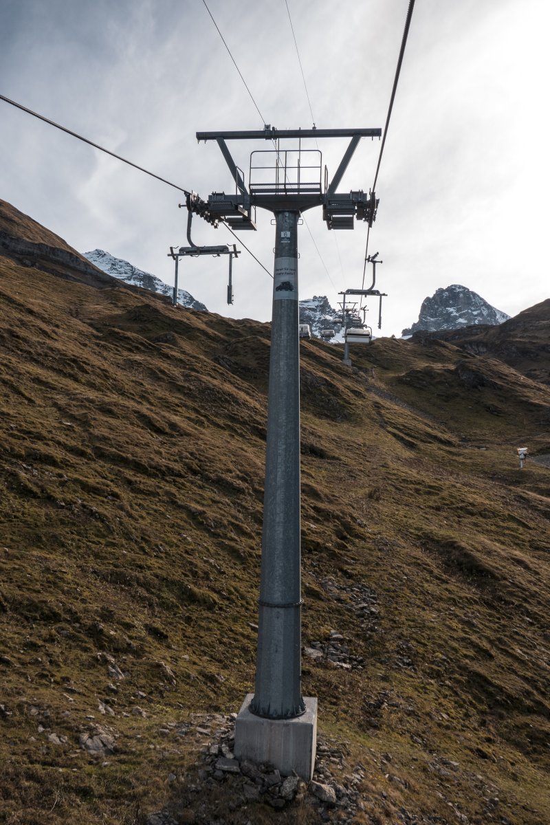 Sesselbahn Trübsee-Jochpass, Oktober 2022