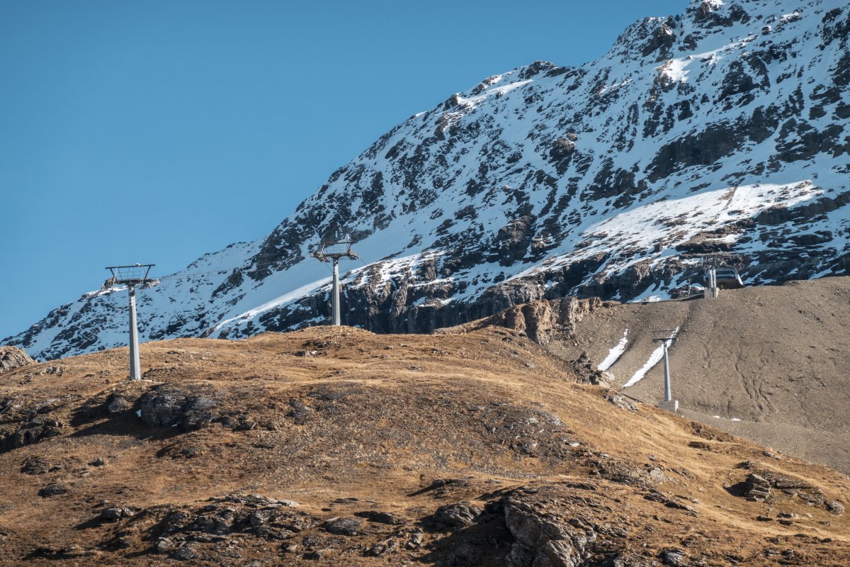 Sesselbahn Jochpass-Jochstock, Oktober 2022