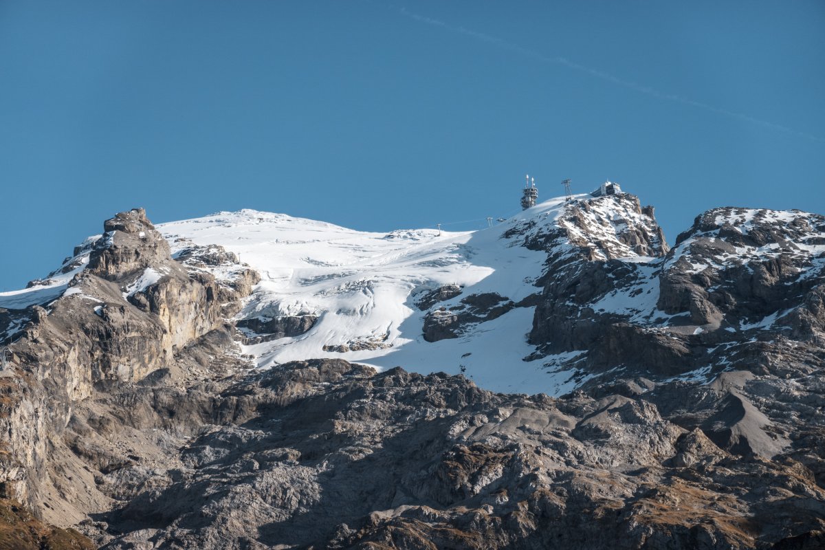 Abendstimmung am Titlis, Oktober 2022
