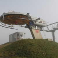 Talstation der Verbindungssesselbahn zur Station Trübsee, der Garaventa-Anlage Trübsee Hopper, September 2012
