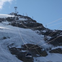 Strecke der Luftseilbahn Stand-Kleintitlis, September 2012