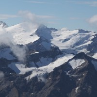 Gletschermassiv südlich des Titlis am Diechterhorn, September 2012
