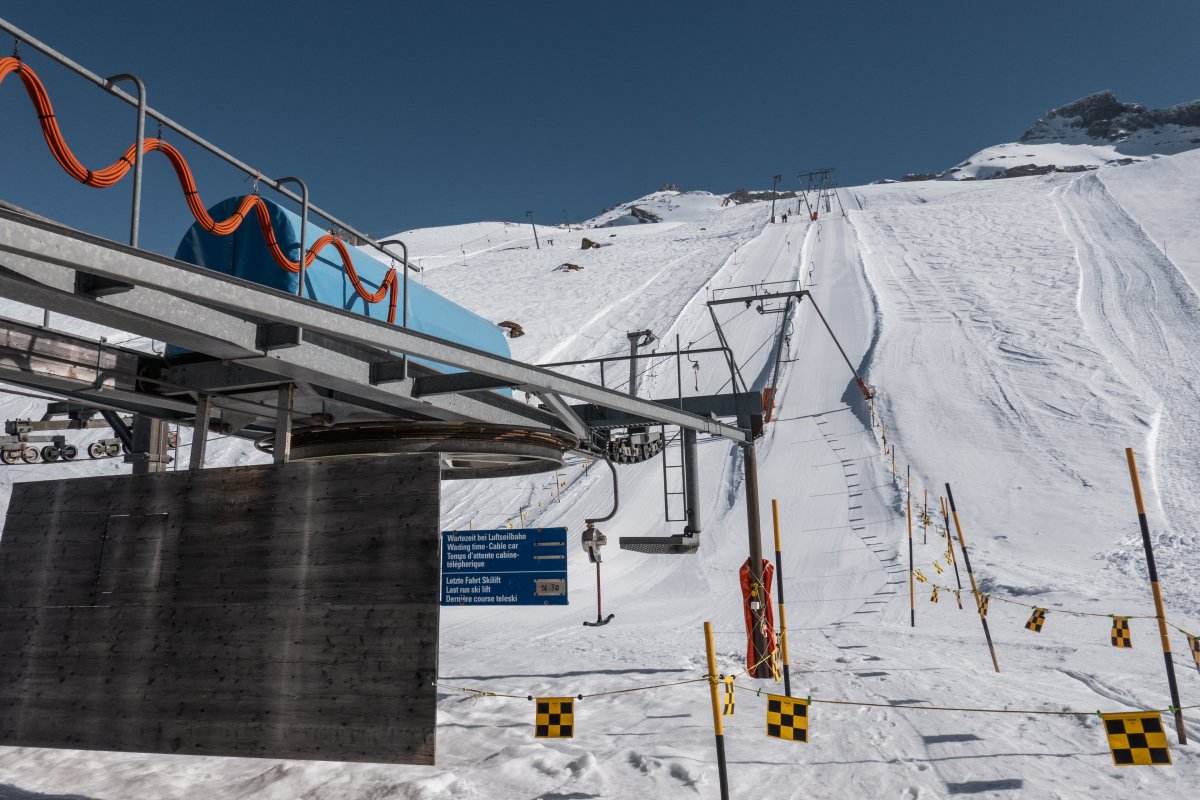 Talstation des Schlepplifts Dossen 1, März 2026