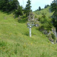 Bergstation des Schlepplifts Hinterstocken, Juli 2005