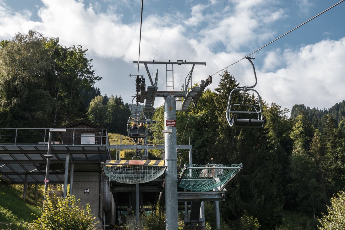 Ehemalige Zwischenstation für die Sommerrodelbahn Habergschwänd