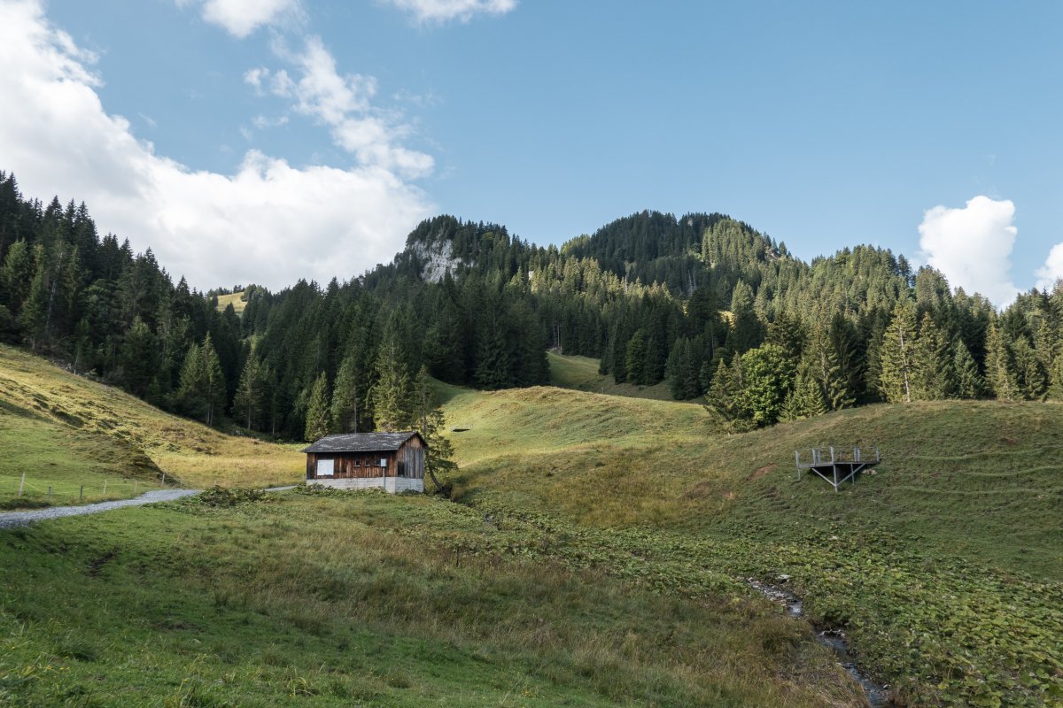Stillgelegtes Skigebiet am Kerenzerberg
