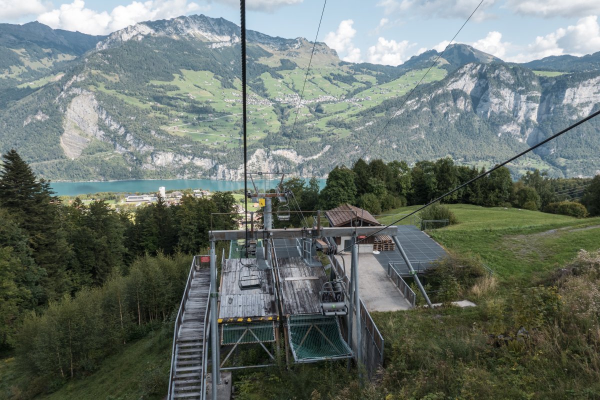 Ehemalige Zwischenstation für die Sommerrodelbahn Habergschwänd