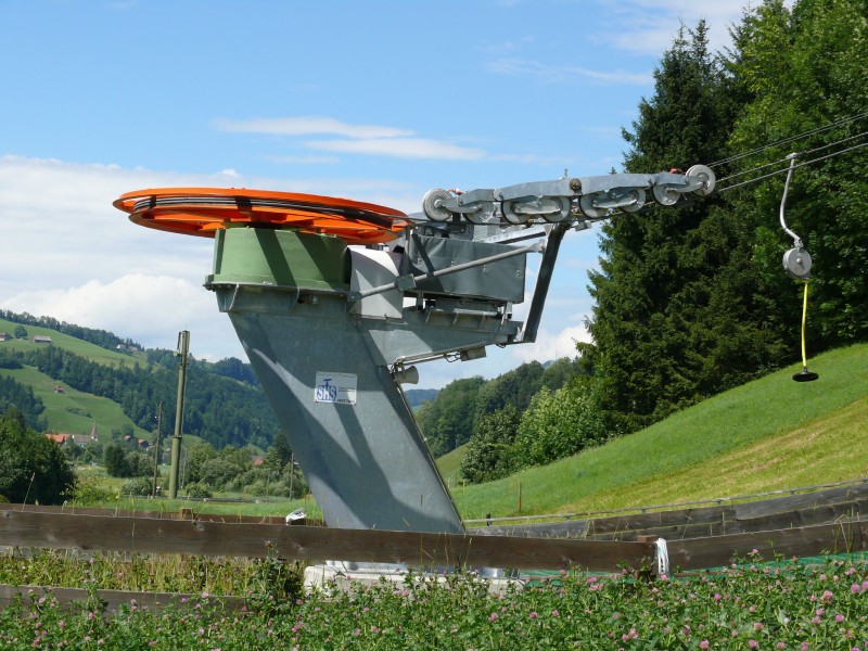 Schlepplift Schanze Gibswil, Juli 2008