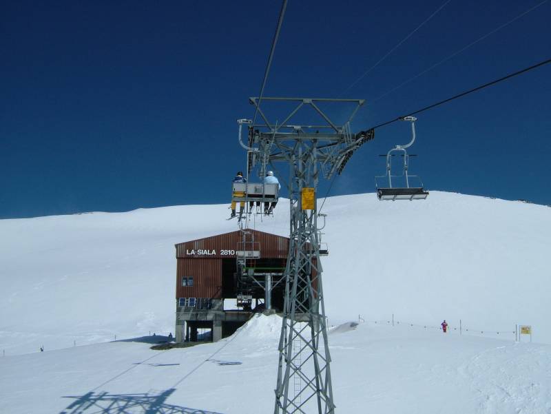 Sesselbahn Grisch-La Siala, April 2006