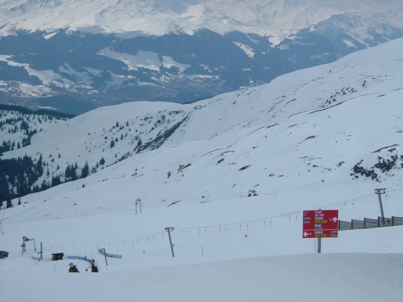 Schlepplift Crap Sogn Gion, April 2006