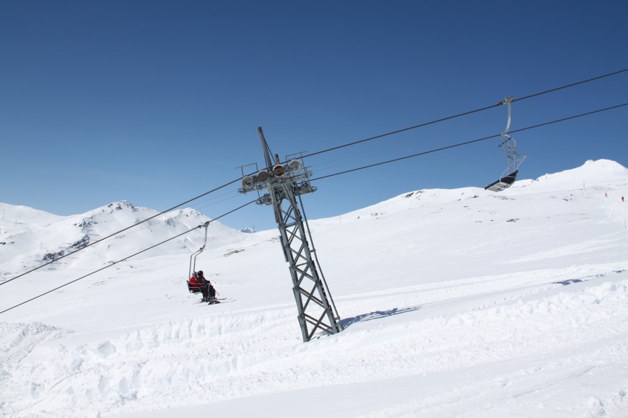Sesselbahn Grisch-La Siala, April 2010