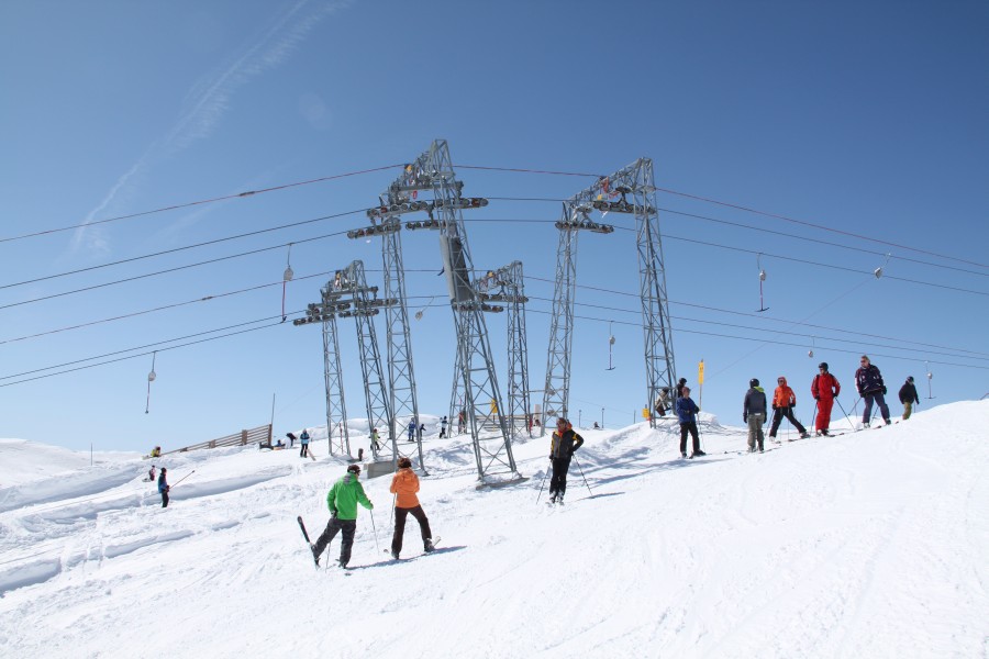 Schlepplifte Vorabgletscher, April 2010