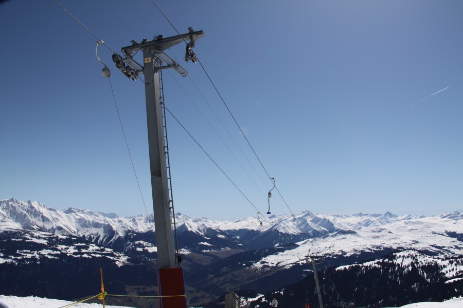 Schlepplift Crap Sogn Gion, April 2010