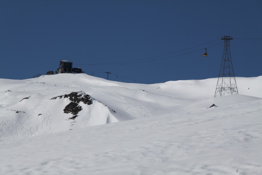 Luftseilbahn Crap Sogn Gion-Crap Masegn, April 2010