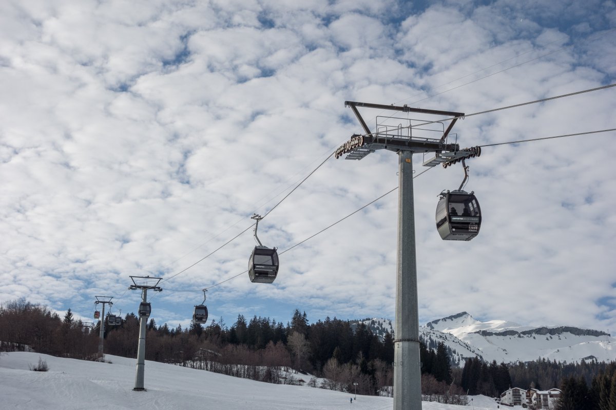 Kabinenbahn Flims-Plaun, Februar 2019