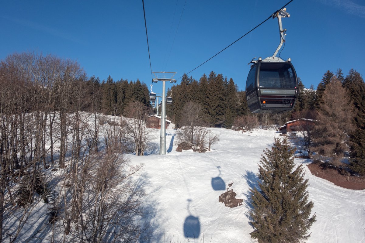 Kabinenbahn Flims-Plaun, Februar 2019