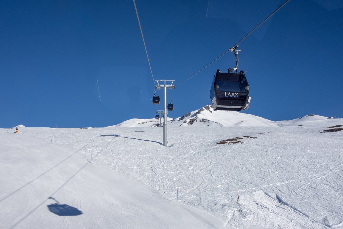 Kabinenbahn Sogn Martin-La Siala, Februar 2019