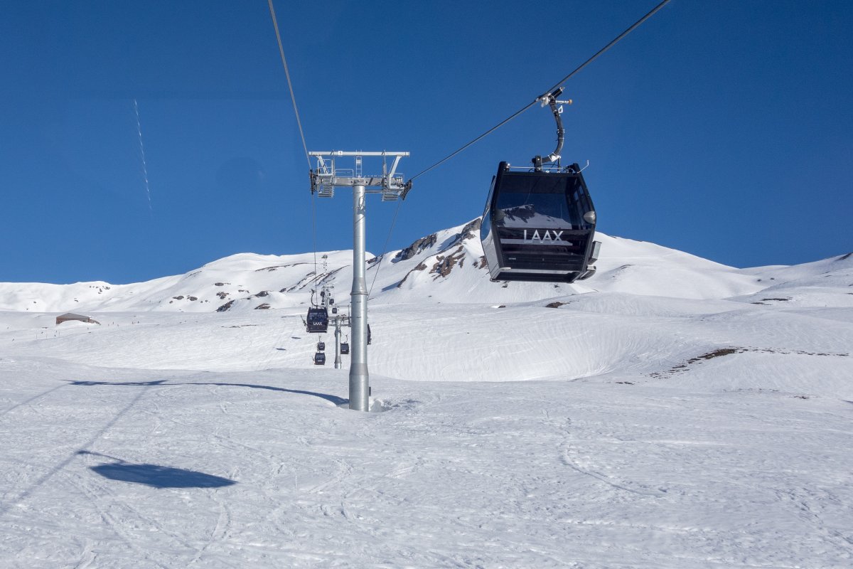 Kabinenbahn Sogn Martin-La Siala, Februar 2019